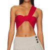 Clothes Lovers and Friends | Wenda Rosette Crop Top Summer Red