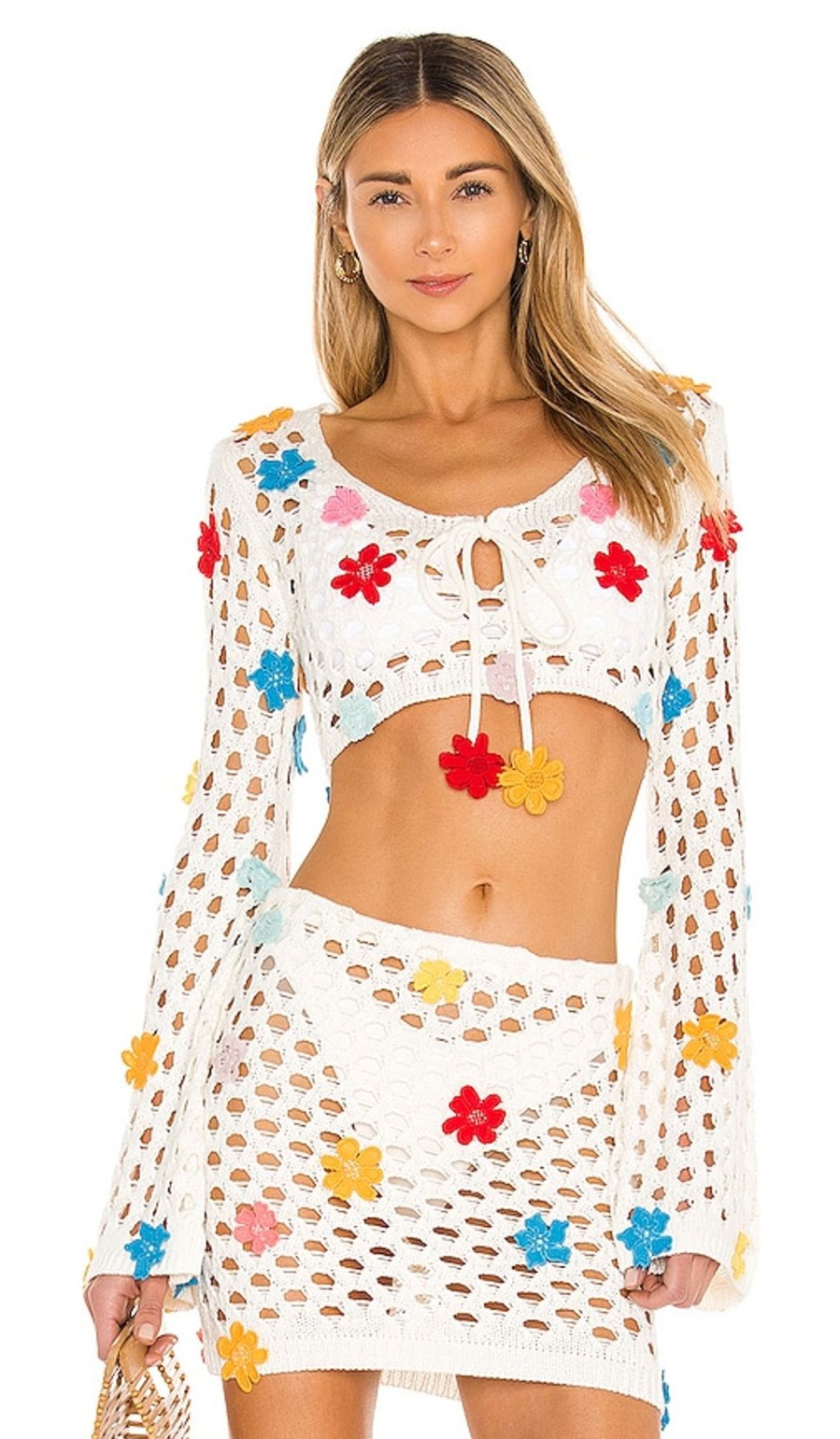 Clothes Lovers and Friends | Flower Power Top White