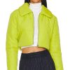 Clothes Lovers and Friends | Bushwick Cropped Puffer Jacket Lime Green