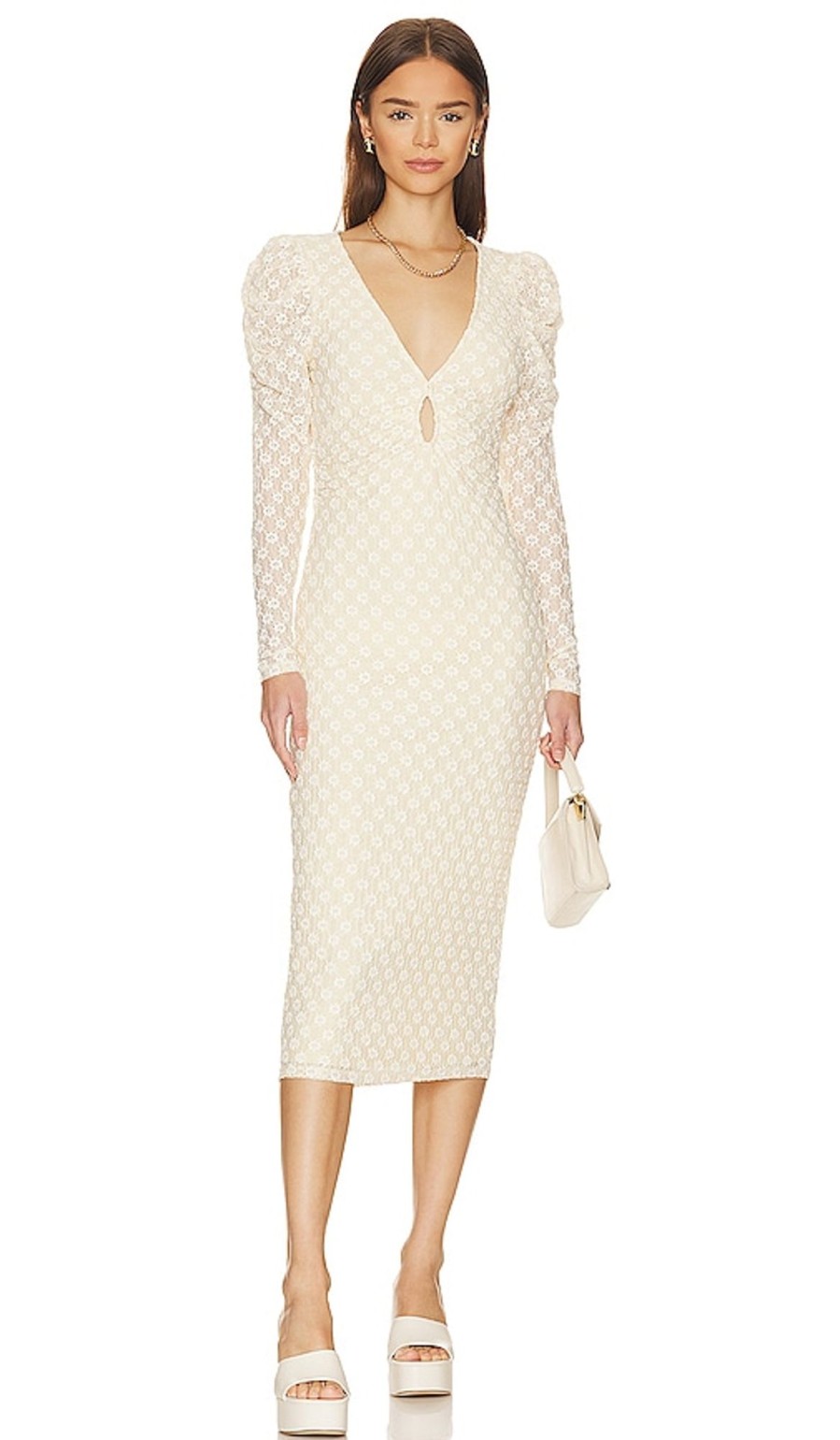 Clothes Lovers and Friends | Zoey Midi Dress Ivory