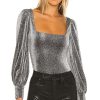 Clothes Lovers and Friends | Jasmine Bodysuit Metallic Silver