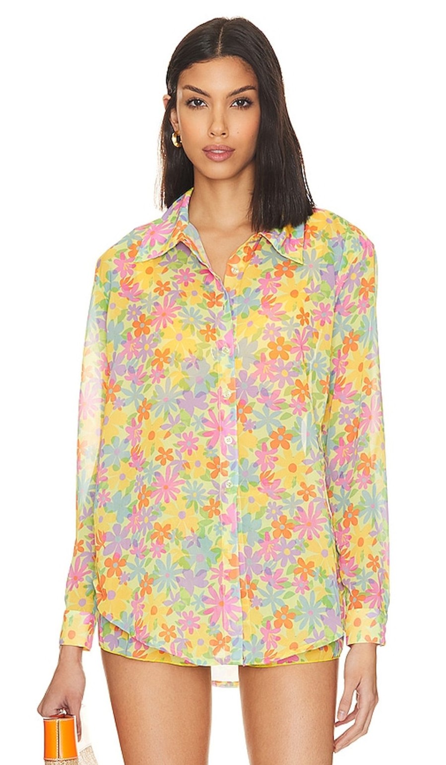 Clothes Lovers and Friends | Groovy Delight Shirt Green Blooms