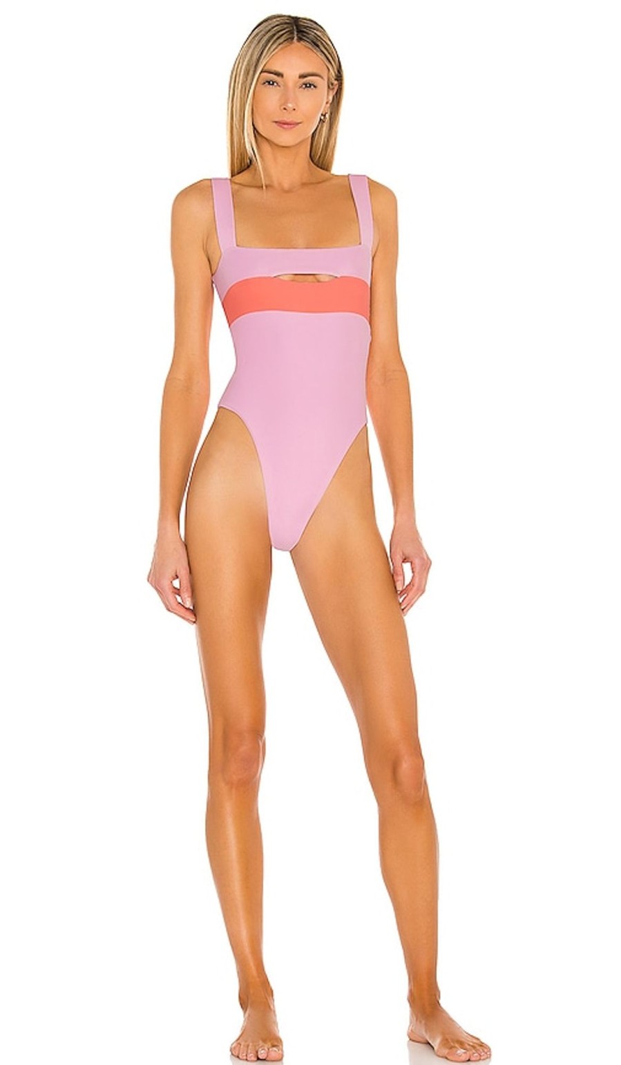 Clothes Lovers and Friends | Daytona One Piece Pink & Orange