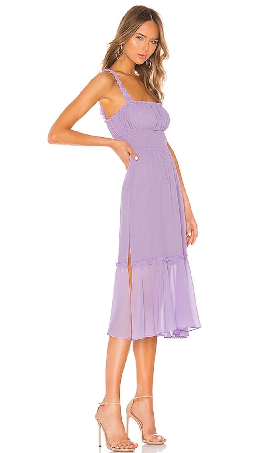 Clothes Lovers and Friends | Arden Midi Dress Lilac Purple