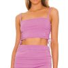 Clothes Lovers and Friends | Cooper Ruched Knit Top Purple