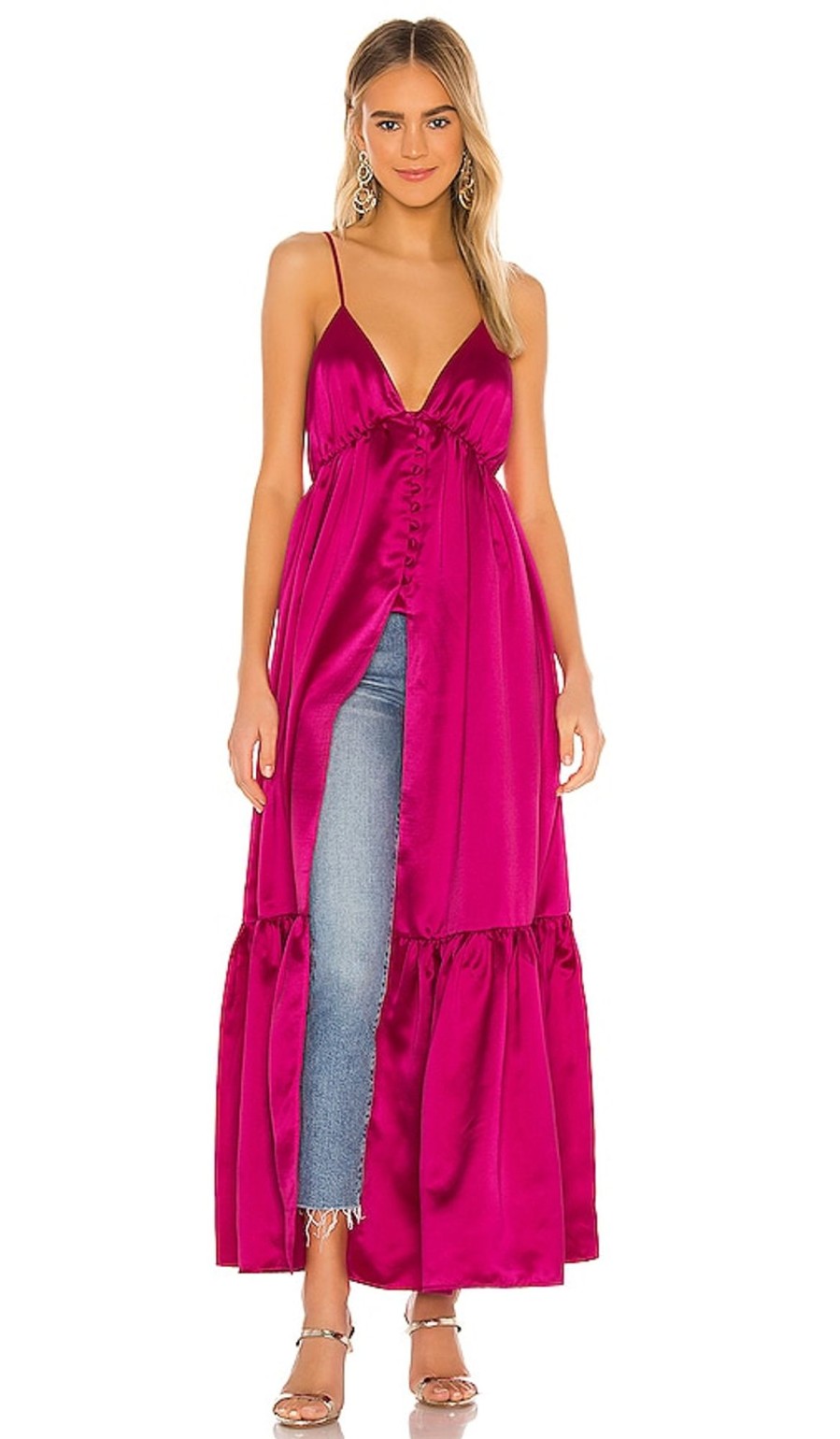 Clothes Lovers and Friends | Dawson Maxi Top Magenta Pink