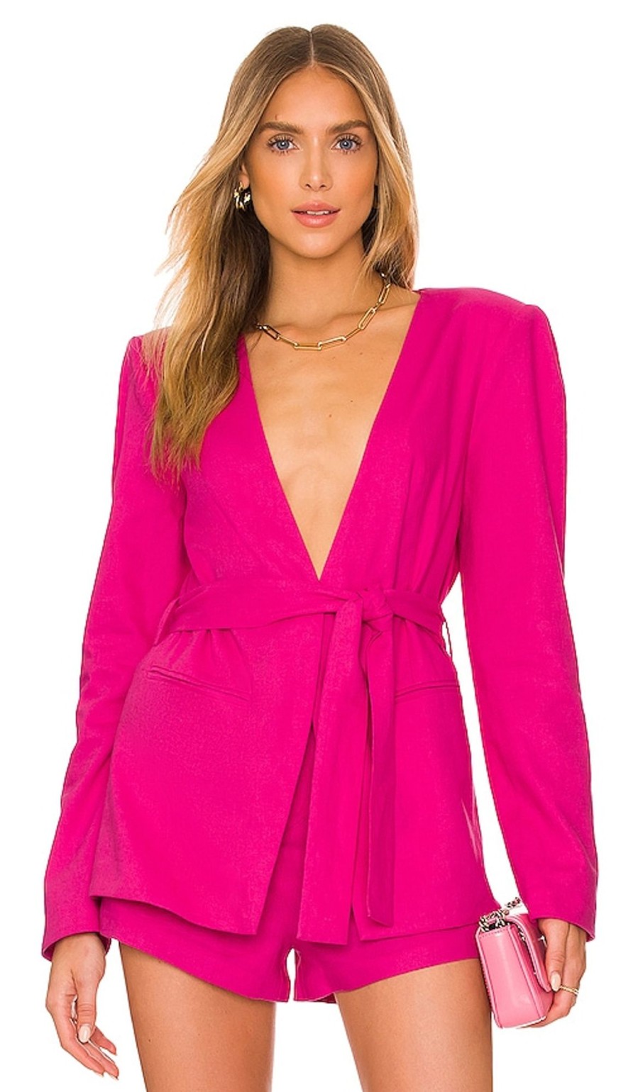 Clothes Lovers and Friends | Moda Blazer Hot Pink