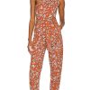 Clothes Lovers and Friends | Trent Jumpsuit Zoe Rust Floral