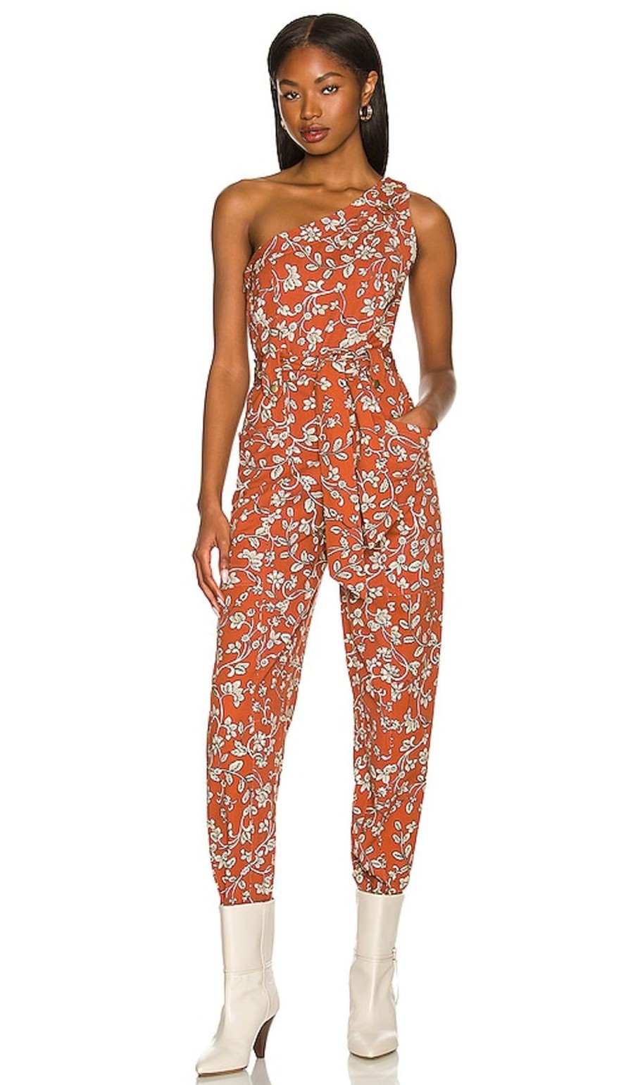 Clothes Lovers and Friends | Trent Jumpsuit Zoe Rust Floral