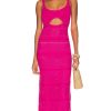 Clothes Lovers and Friends | Tayla Pointelle Maxi Dress Hot Pink