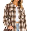 Clothes Lovers and Friends | Harlow Flannel Shacket Brown