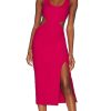 Clothes Lovers and Friends | Titus Midi Dress Bright Pink
