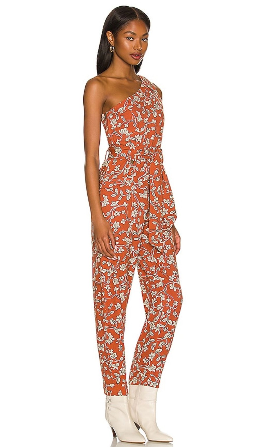 Clothes Lovers and Friends | Trent Jumpsuit Zoe Rust Floral