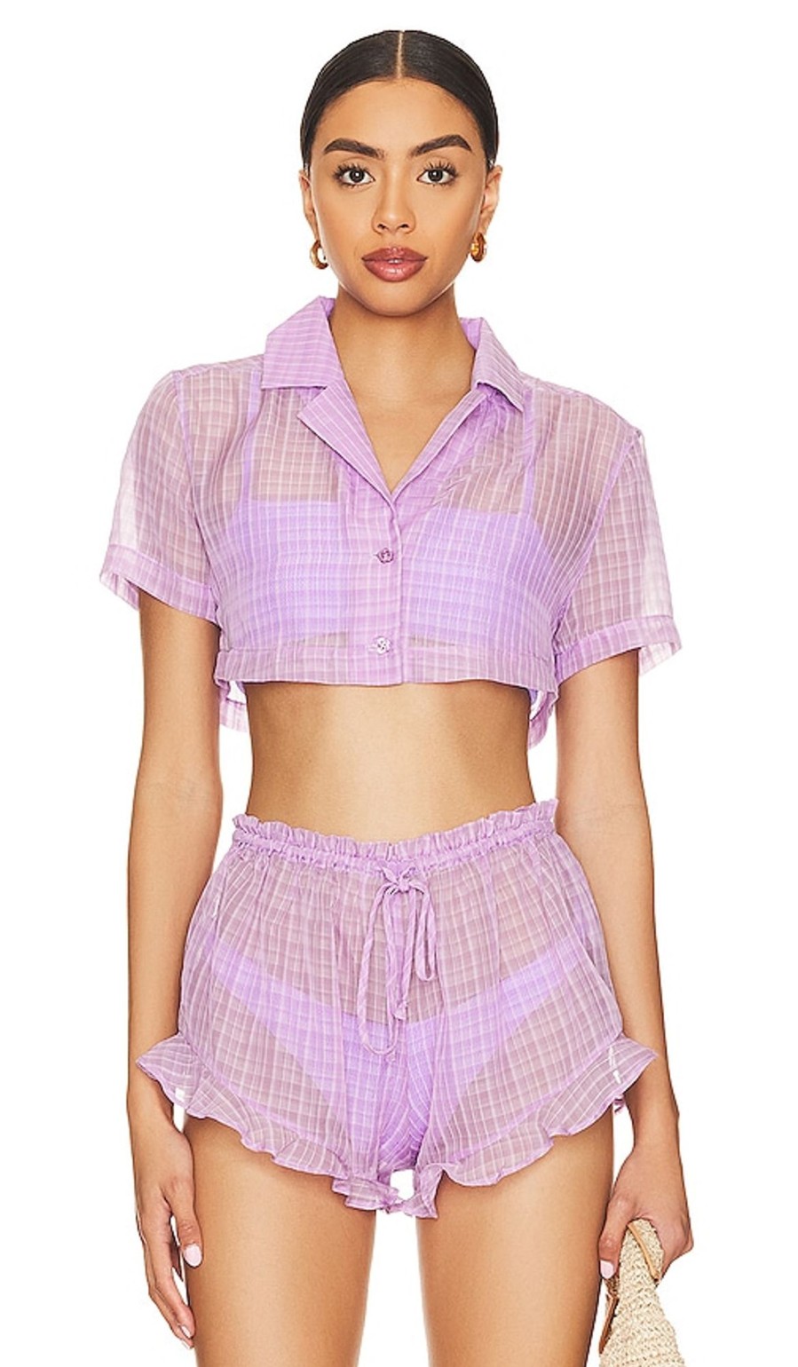 Clothes Lovers and Friends | Daydreamer Crop Top Lilac