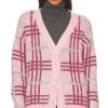 Clothes Lovers and Friends | Damia Plaid Cardigan Pink Plaid