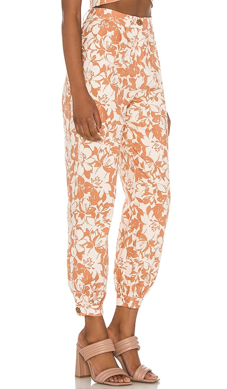 Clothes Lovers and Friends | Kacey Pant Caramel Brown Floral