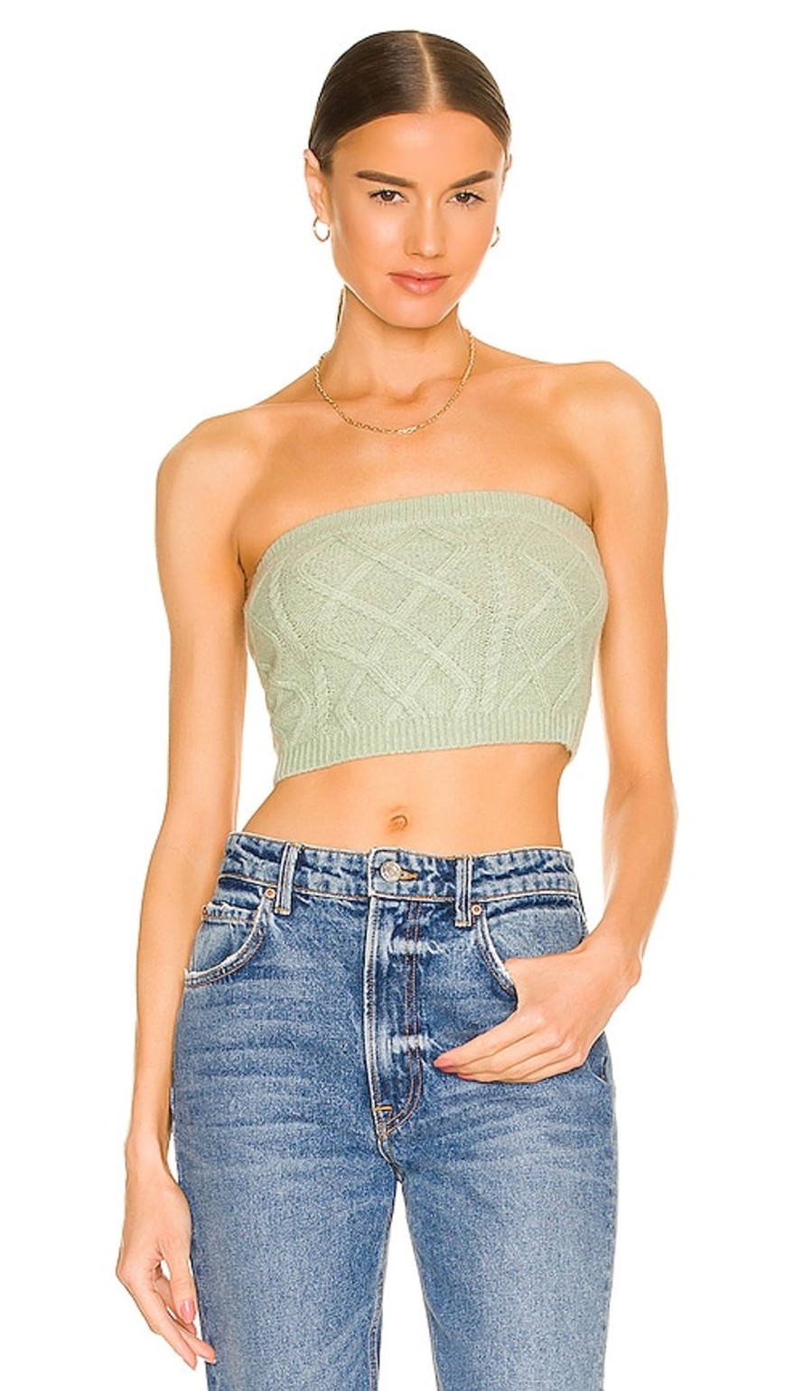 Clothes Lovers and Friends | Opal Tube Top Meadow Green