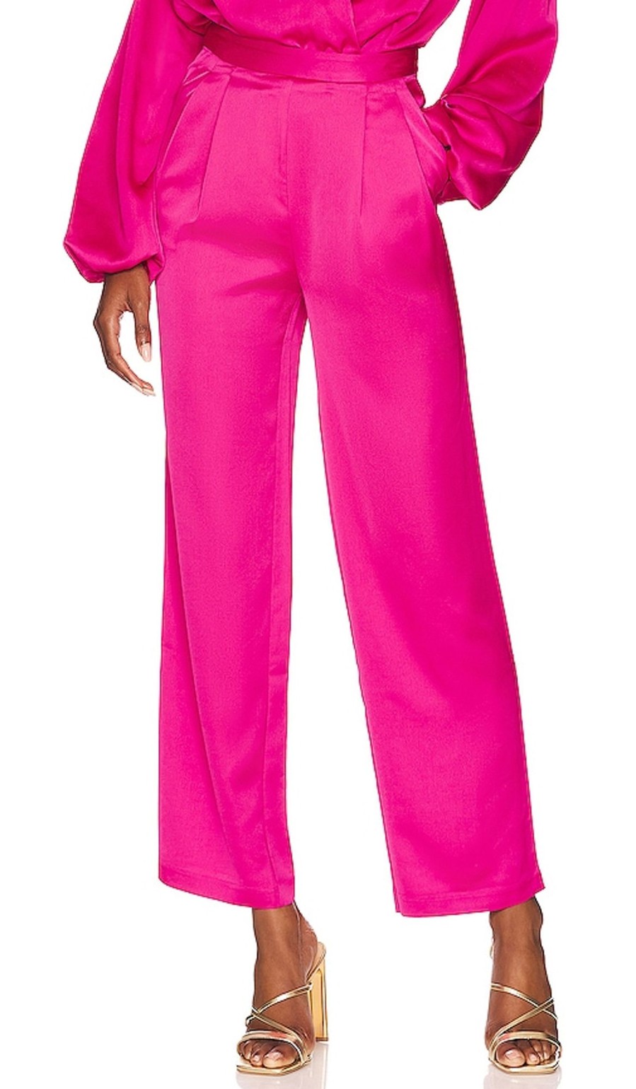 Clothes Lovers and Friends | Taylor Trouser Pant Hot Pink