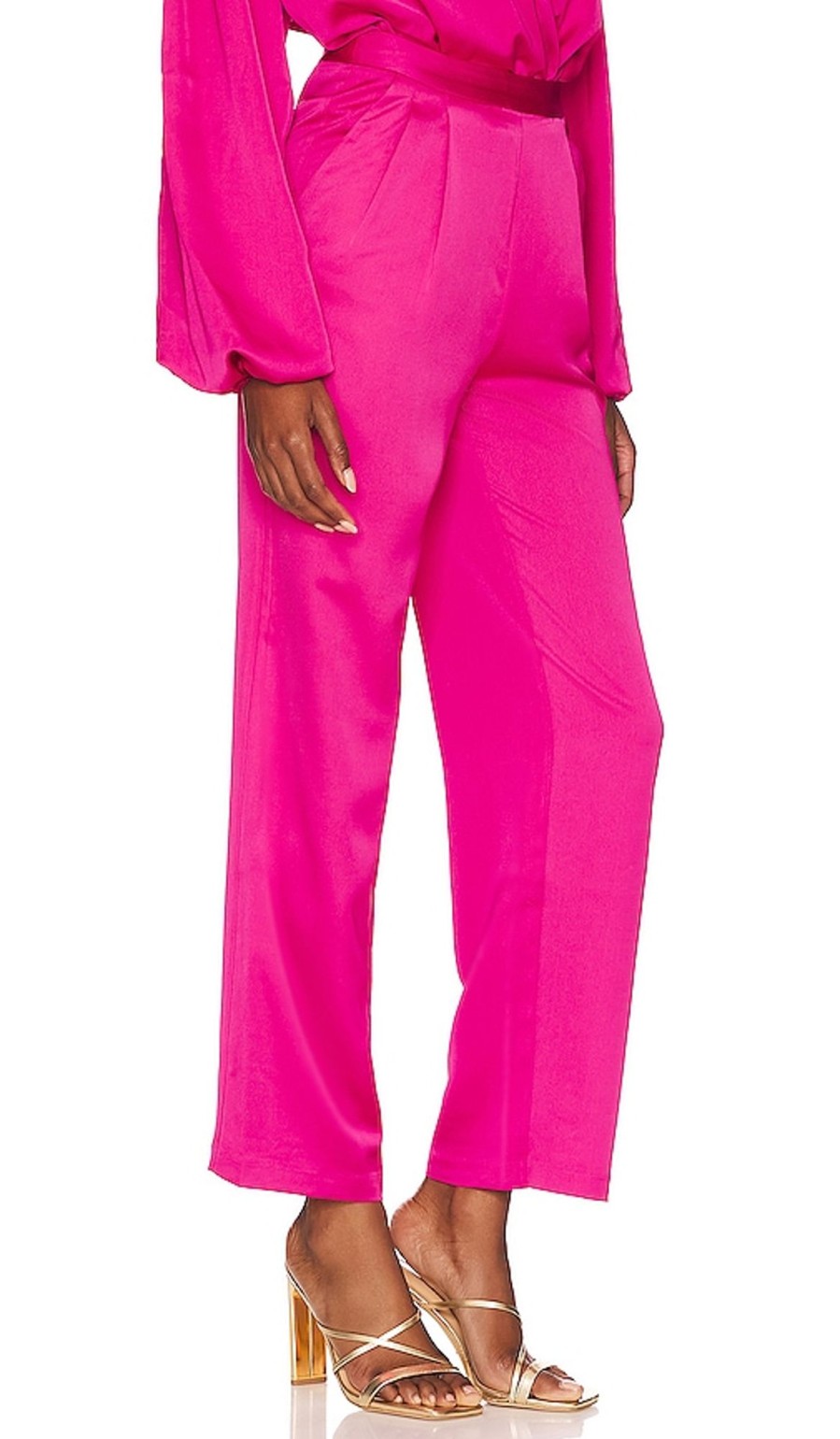 Clothes Lovers and Friends | Taylor Trouser Pant Hot Pink