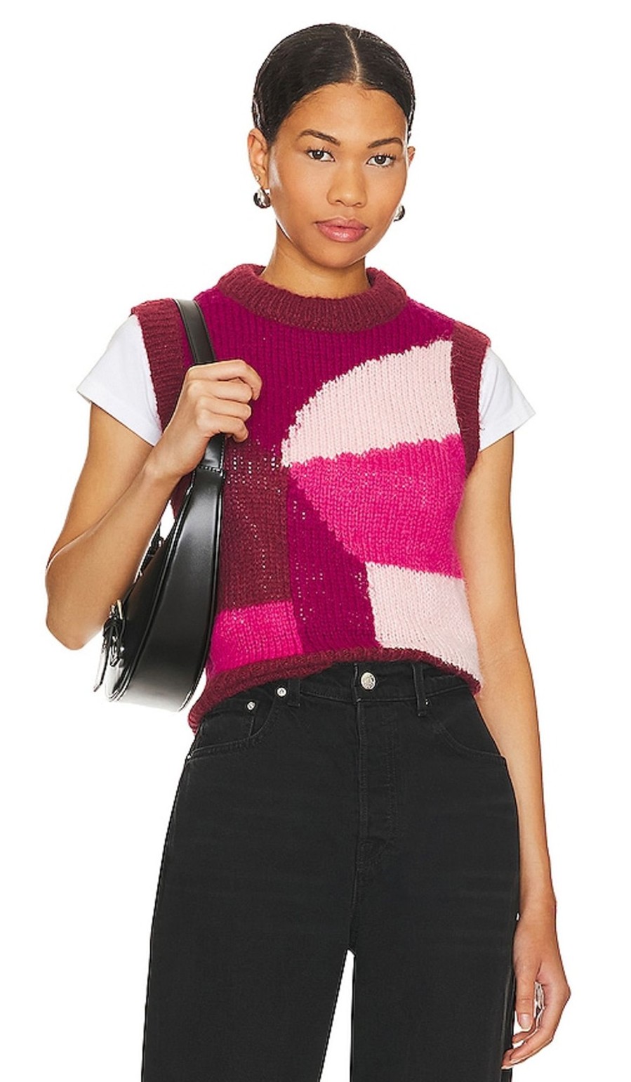 Clothes Lovers and Friends | Adiel Knit Vest Pink Multi