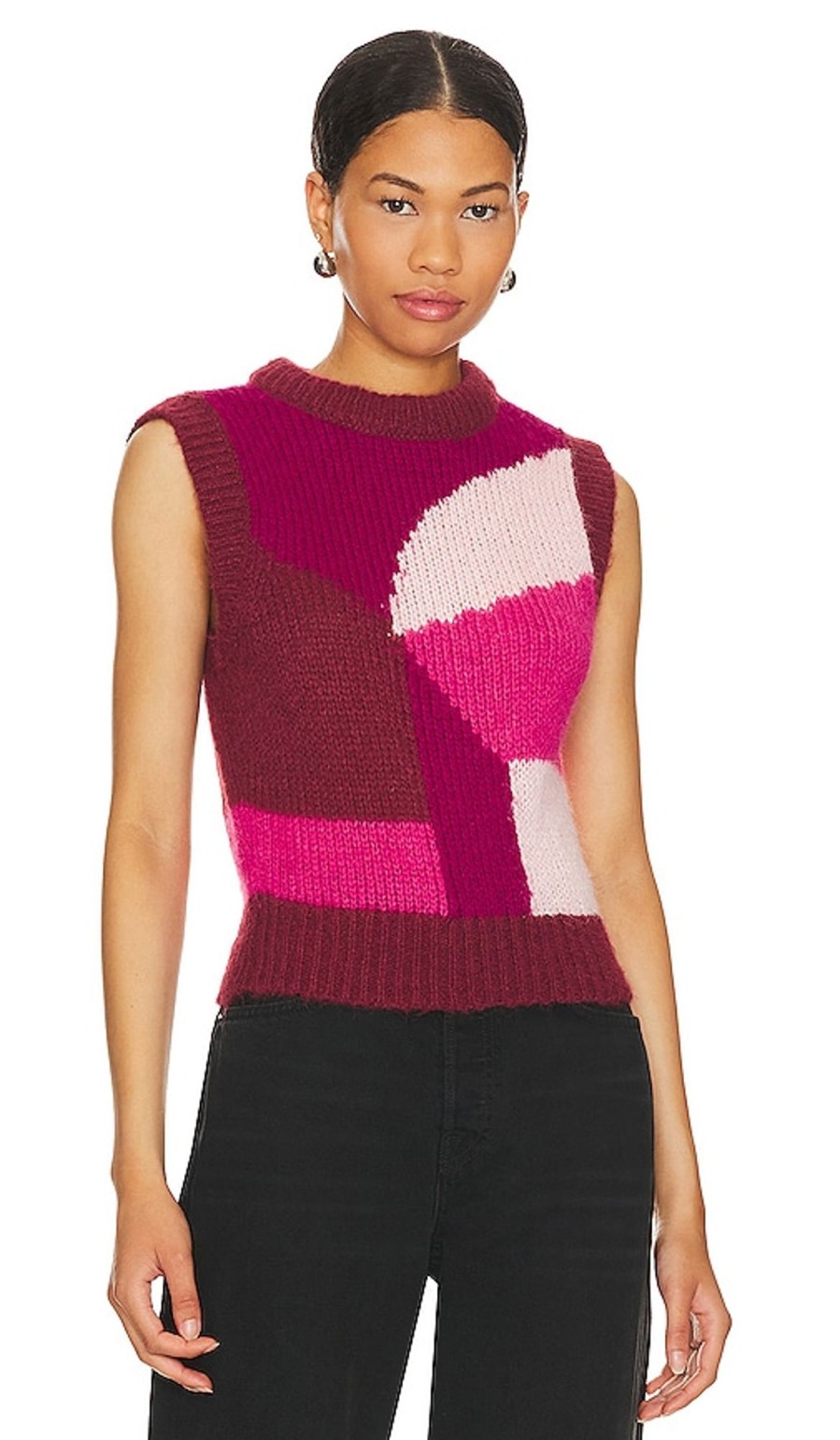 Clothes Lovers and Friends | Adiel Knit Vest Pink Multi