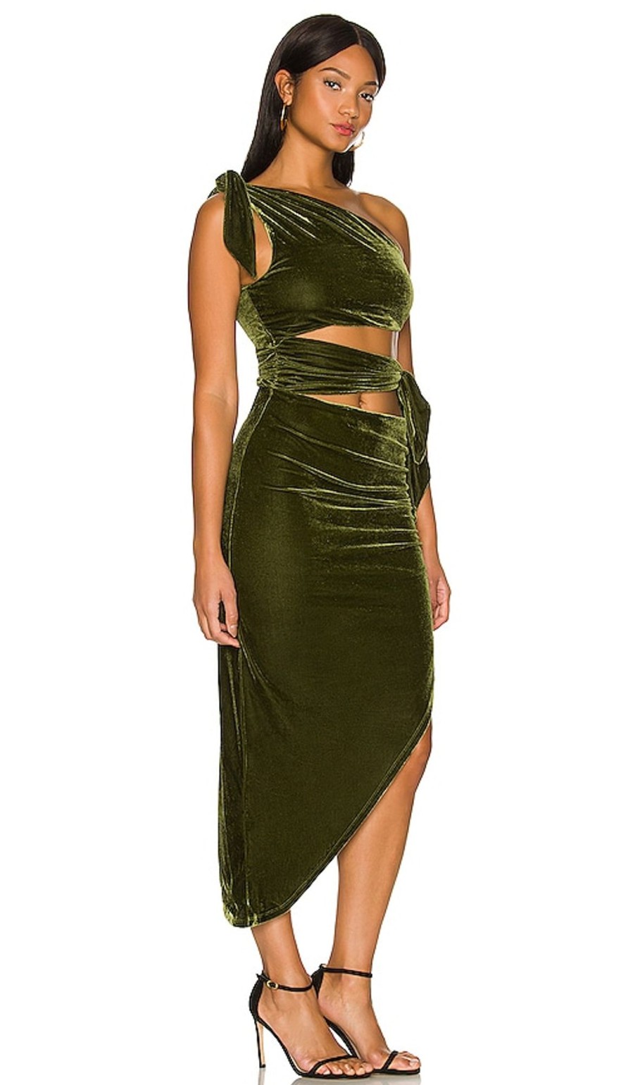 Clothes Lovers and Friends | Tessa Midi Dress Dark Green