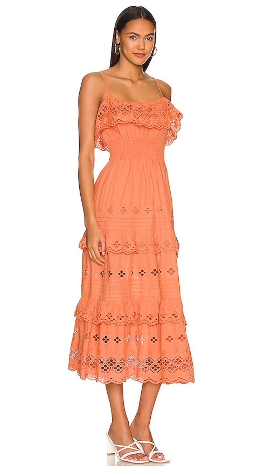 Clothes Lovers and Friends | Dallas Midi Dress Peach