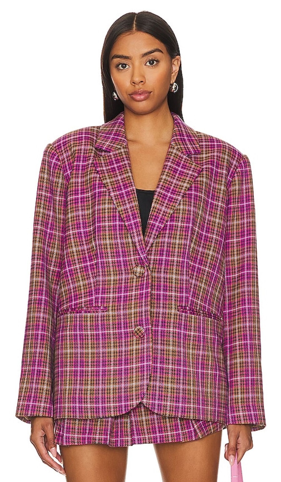 Clothes Lovers and Friends | Heather Blazer Houndstooth Multi