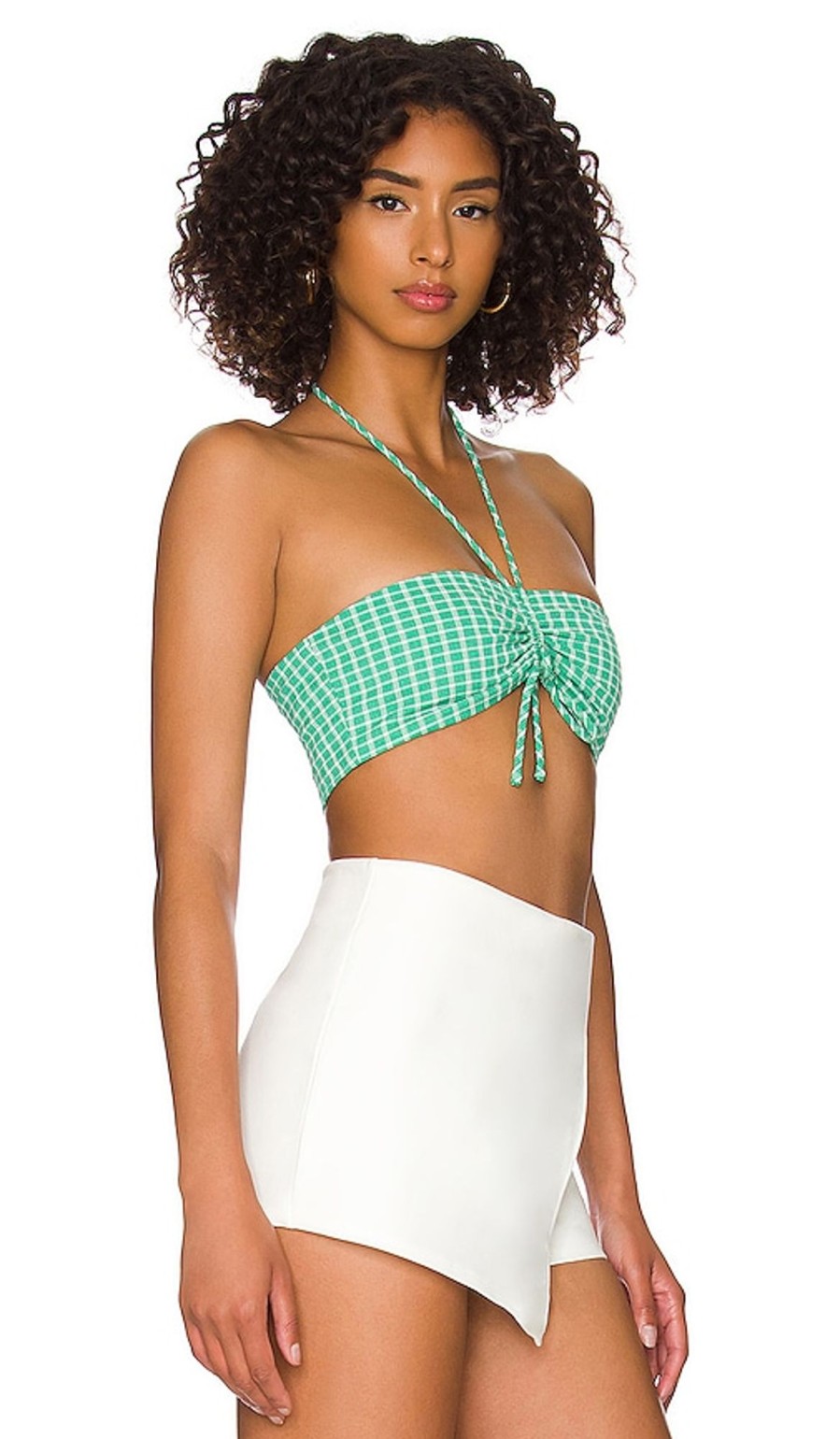 Clothes Lovers and Friends | Brielle Cropped Top Green