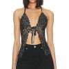 Clothes Lovers and Friends | Arian Halter Tie Top Black