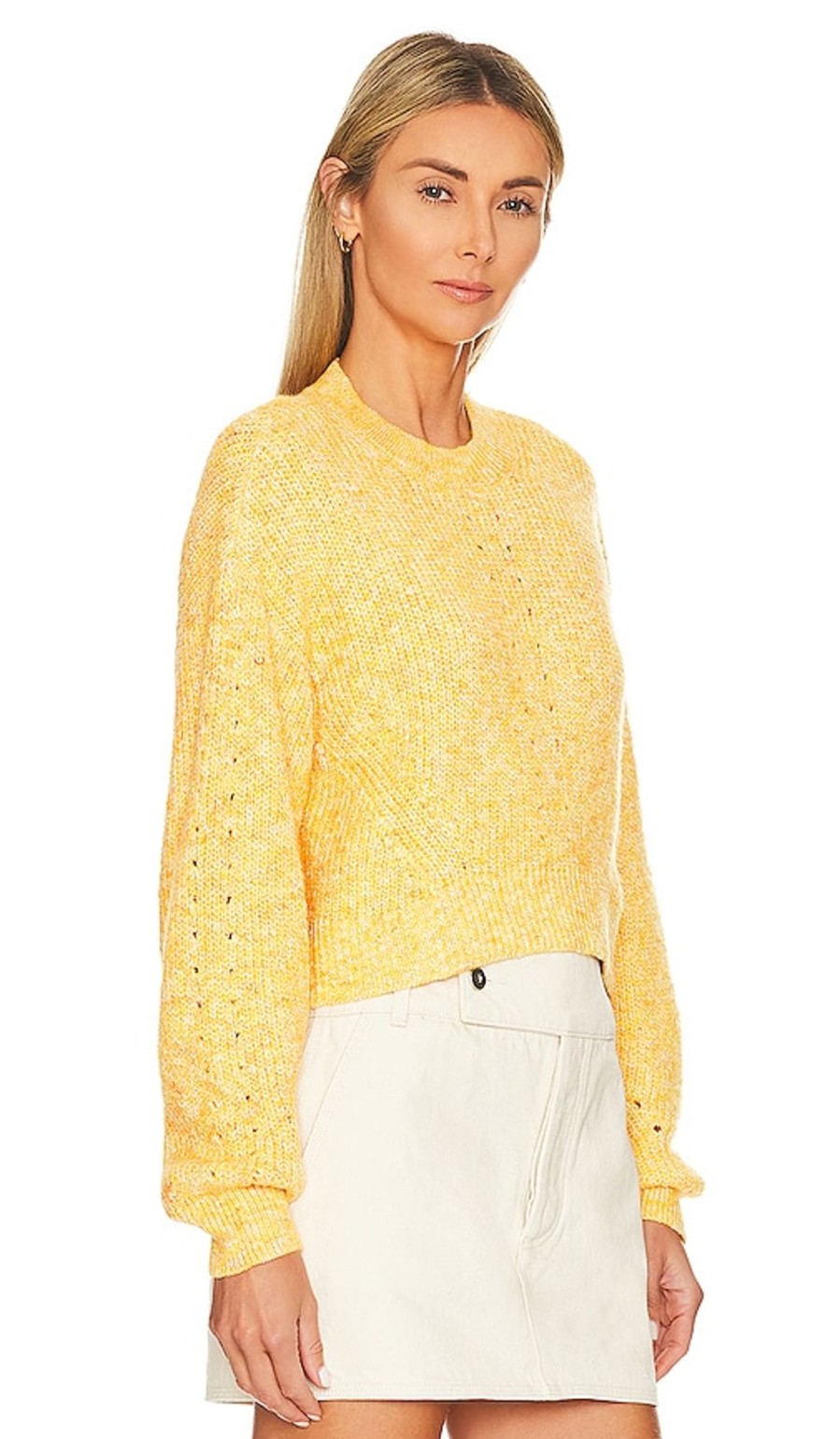 Clothes Lovers and Friends | Lovers + Friends Ariella Cropped Pullover Yellow Multi