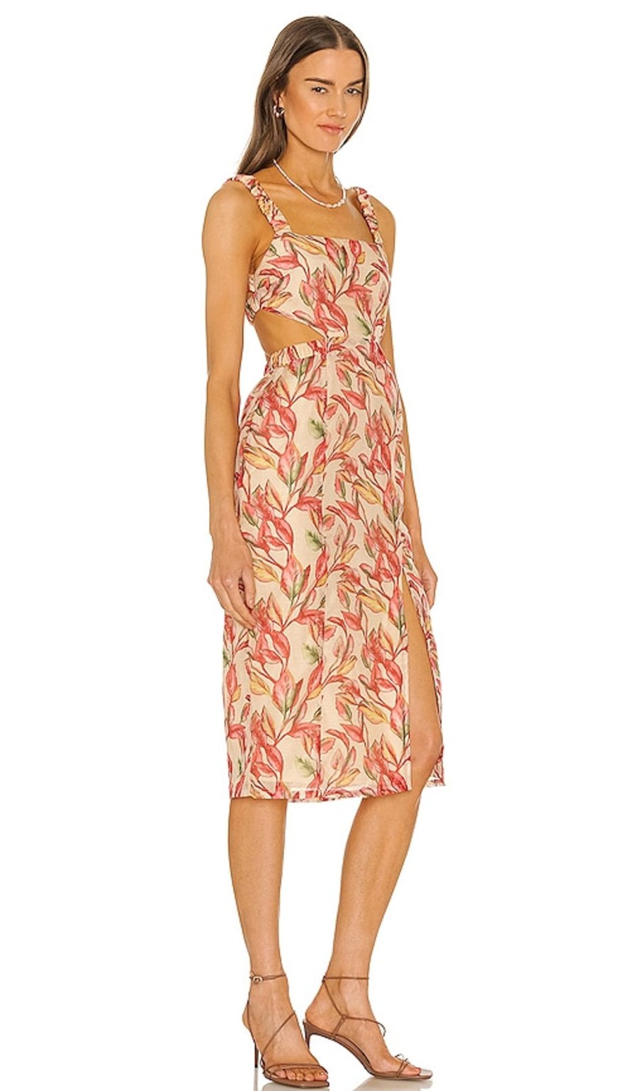 Clothes Lovers and Friends | Bosworth Midi Dress Emory Tropical Print