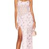 Clothes Lovers and Friends | Kenzie Gown Pink Floral Multi