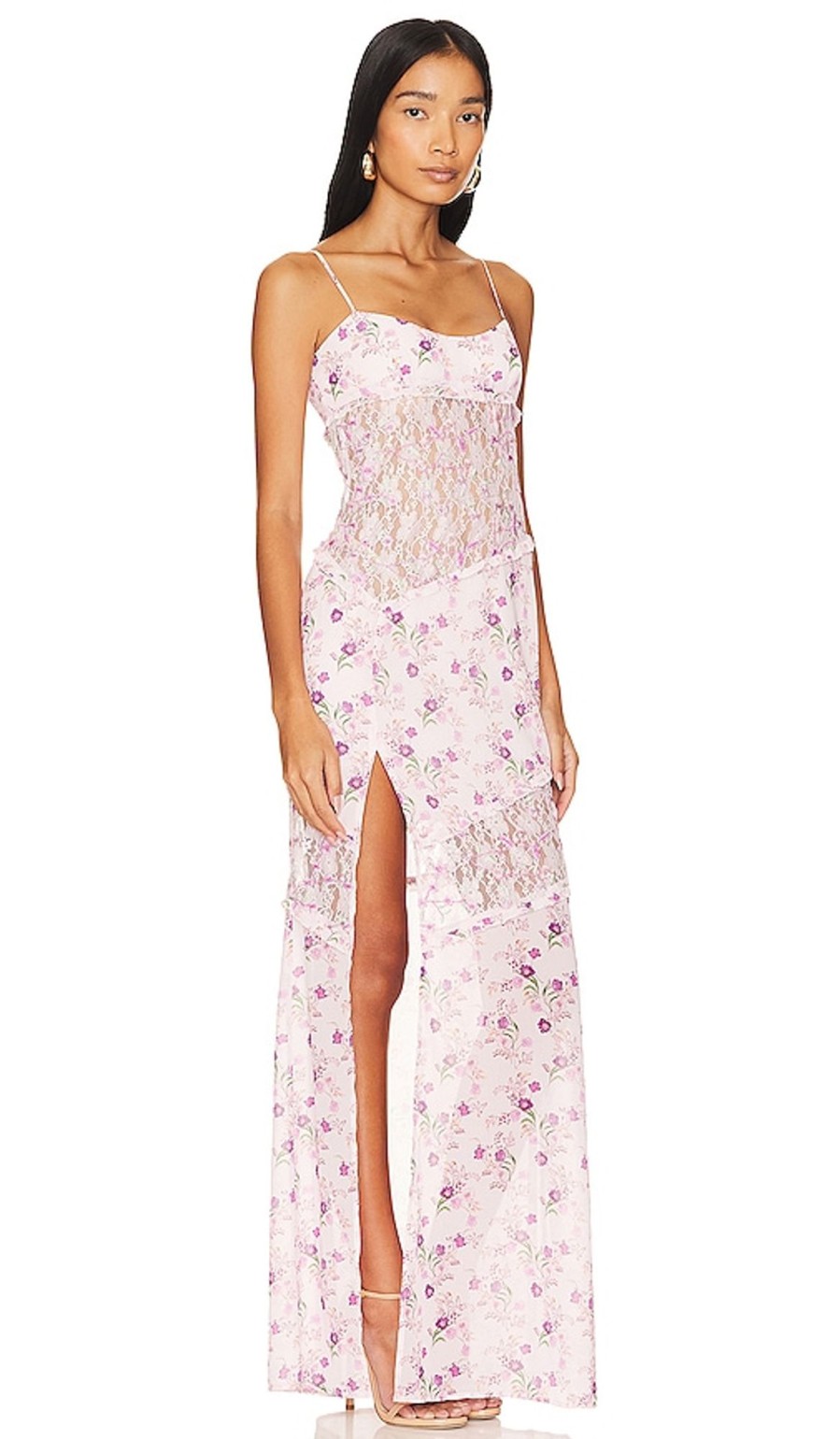 Clothes Lovers and Friends | Kenzie Gown Pink Floral Multi