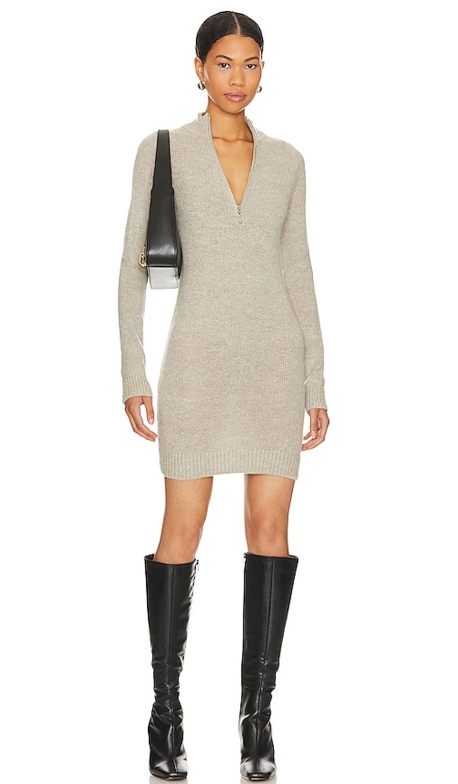 Clothes Lovers and Friends | Anthea Sweater Dress Heather Grey