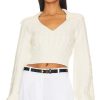 Clothes Lovers and Friends | Mel Cable Knit Sweater Ivory