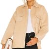 Clothes Lovers and Friends | Belted Utility Fleece Jacket Light Beige