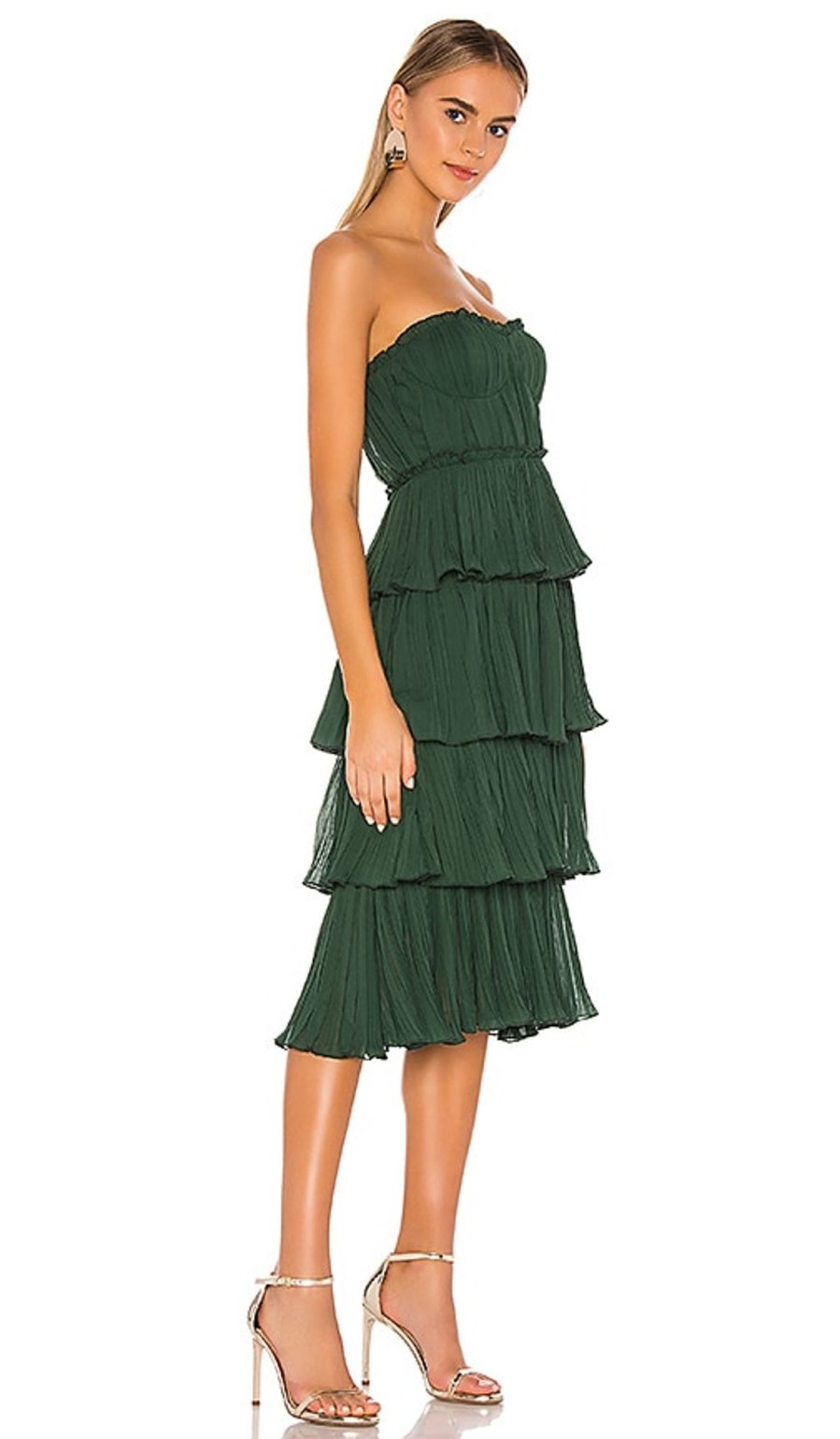 Clothes Lovers and Friends | Alex Midi Dress Emerald Green