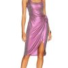 Clothes Lovers and Friends | Kahlo Midi Dress Pink Topaz