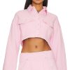 Clothes Lovers and Friends | Sean Cropped Jacket Candy Pink