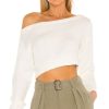 Clothes Lovers and Friends | Milena Off Shoulder Sweater White