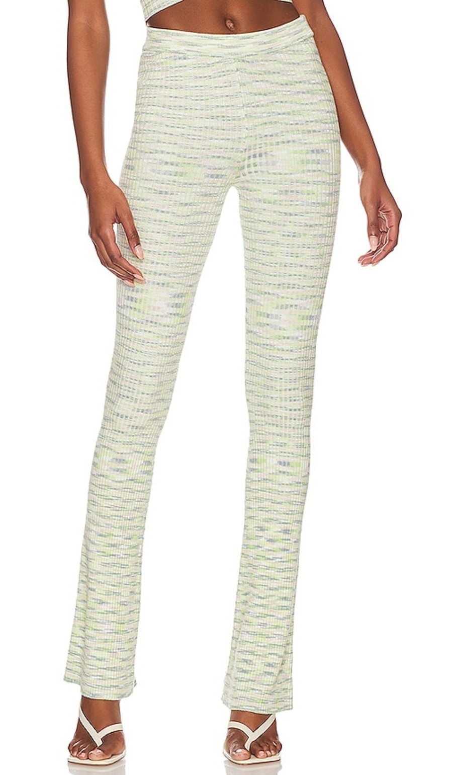 Clothes Lovers and Friends | Mara Knit Pants Lime Spacedye