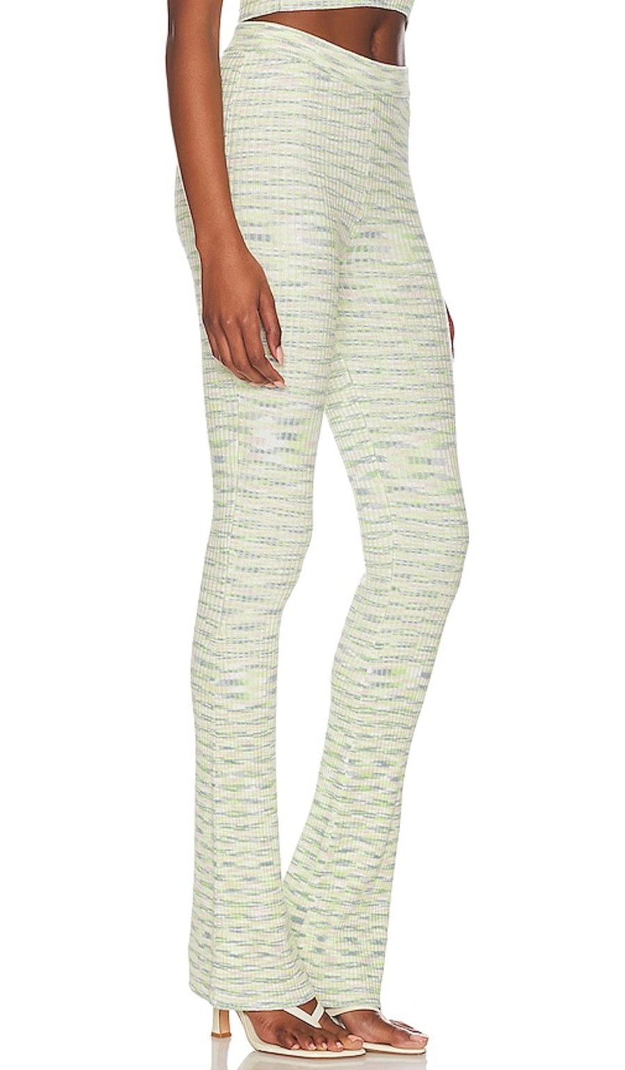 Clothes Lovers and Friends | Mara Knit Pants Lime Spacedye