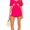 Clothes Lovers and Friends | Zola Romper Passionfruit Pink