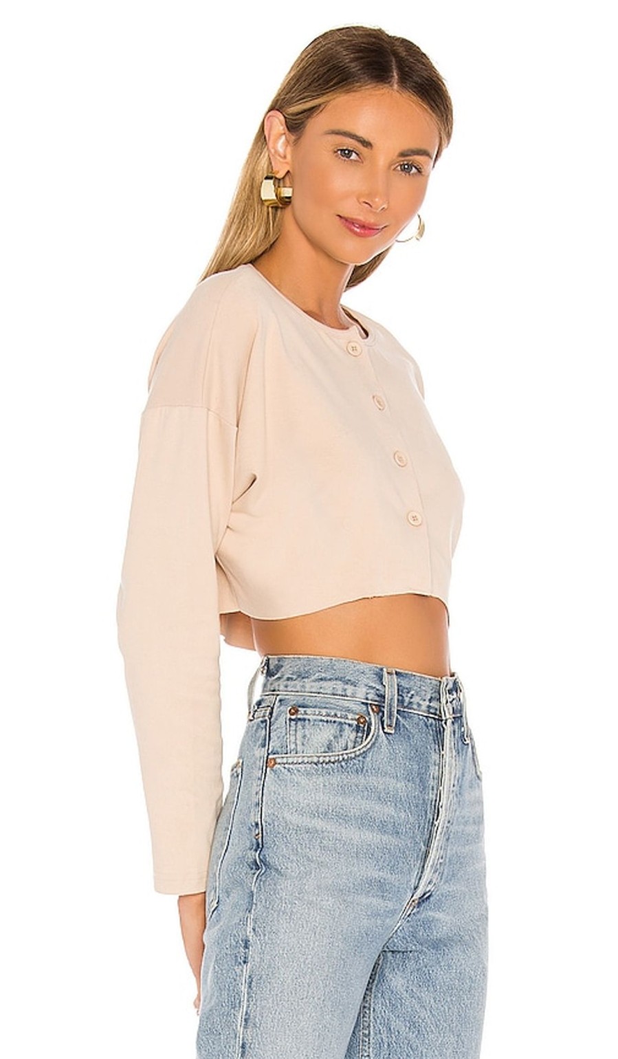 Clothes Lovers and Friends | Keaton Cropped Sweater Nude