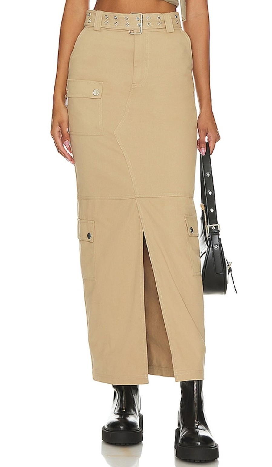 Clothes Lovers and Friends | Remy Maxi Skirt Taupe Neutral