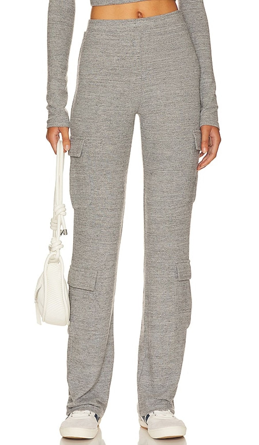 Clothes Lovers and Friends | Bari Cargo Pant Heather Grey