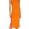 Clothes Lovers and Friends | Lana Midi Dress Orange Poppy