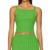 Clothes Lovers and Friends | Florine Rib Tank Top Green