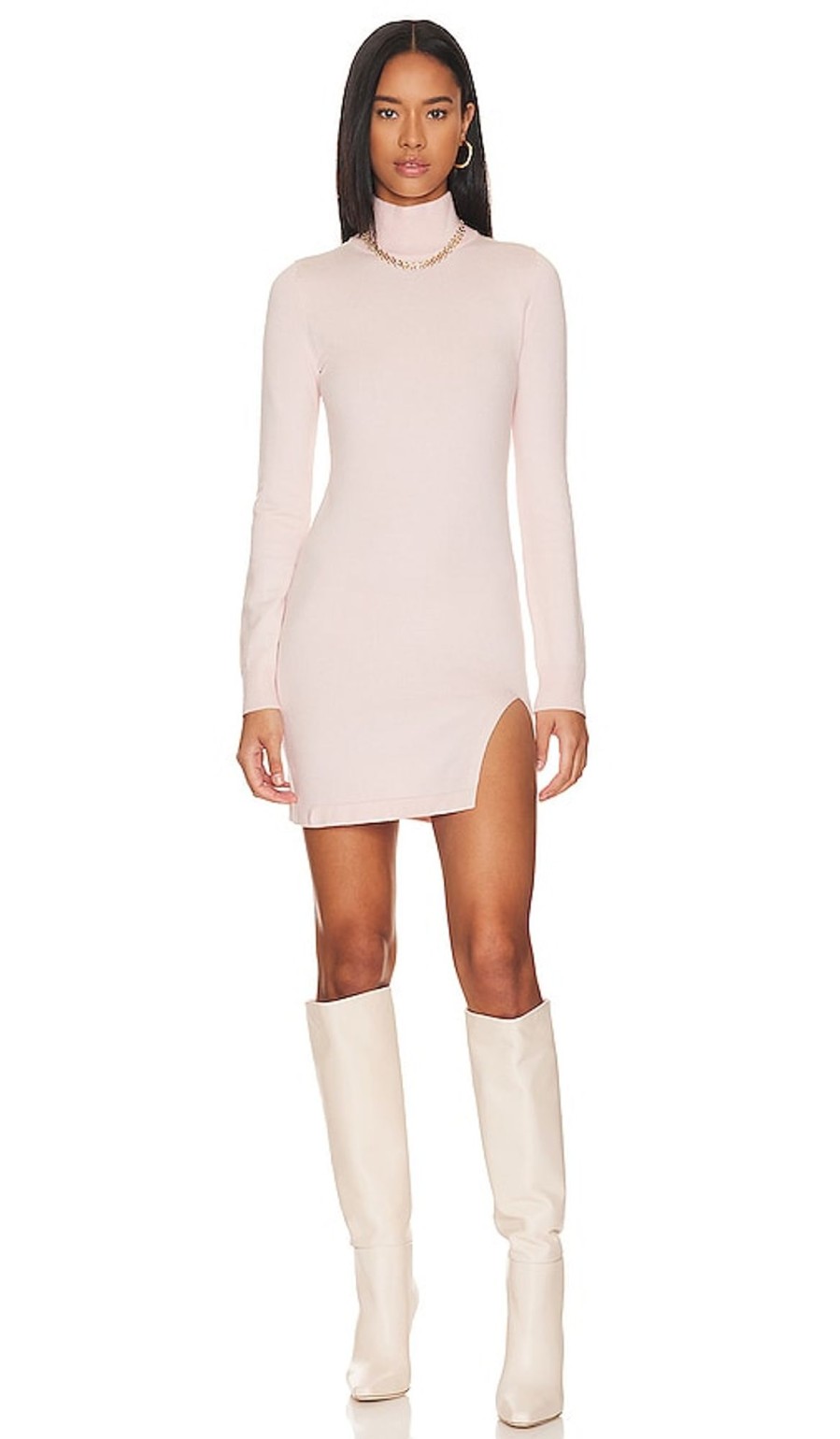 Clothes Lovers and Friends | Tamarin Sweater Dress Baby Pink